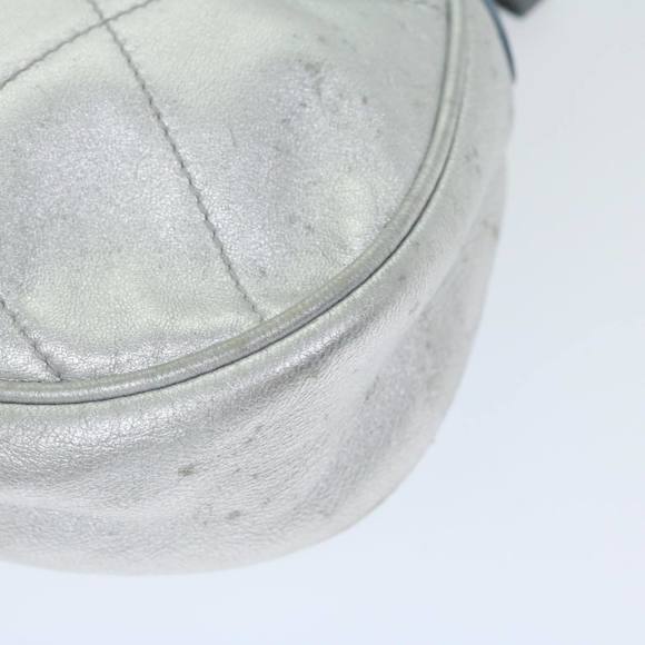 PRADA Shoulder Bag Leather Silver Auth bs12581 - Picture 16 of 16